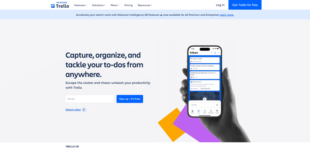 Trello kanban boards